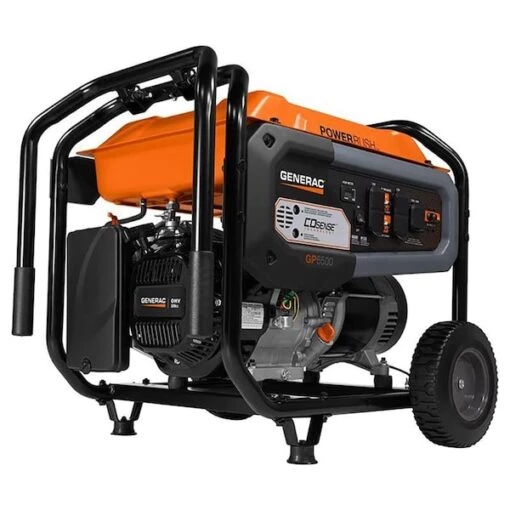 GENRTOR GP BLACK/ORG 6500W -Generac