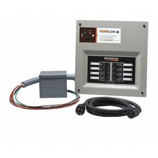 Generator Transfer Switch System, 30A, 6-8 Circuits -Generac